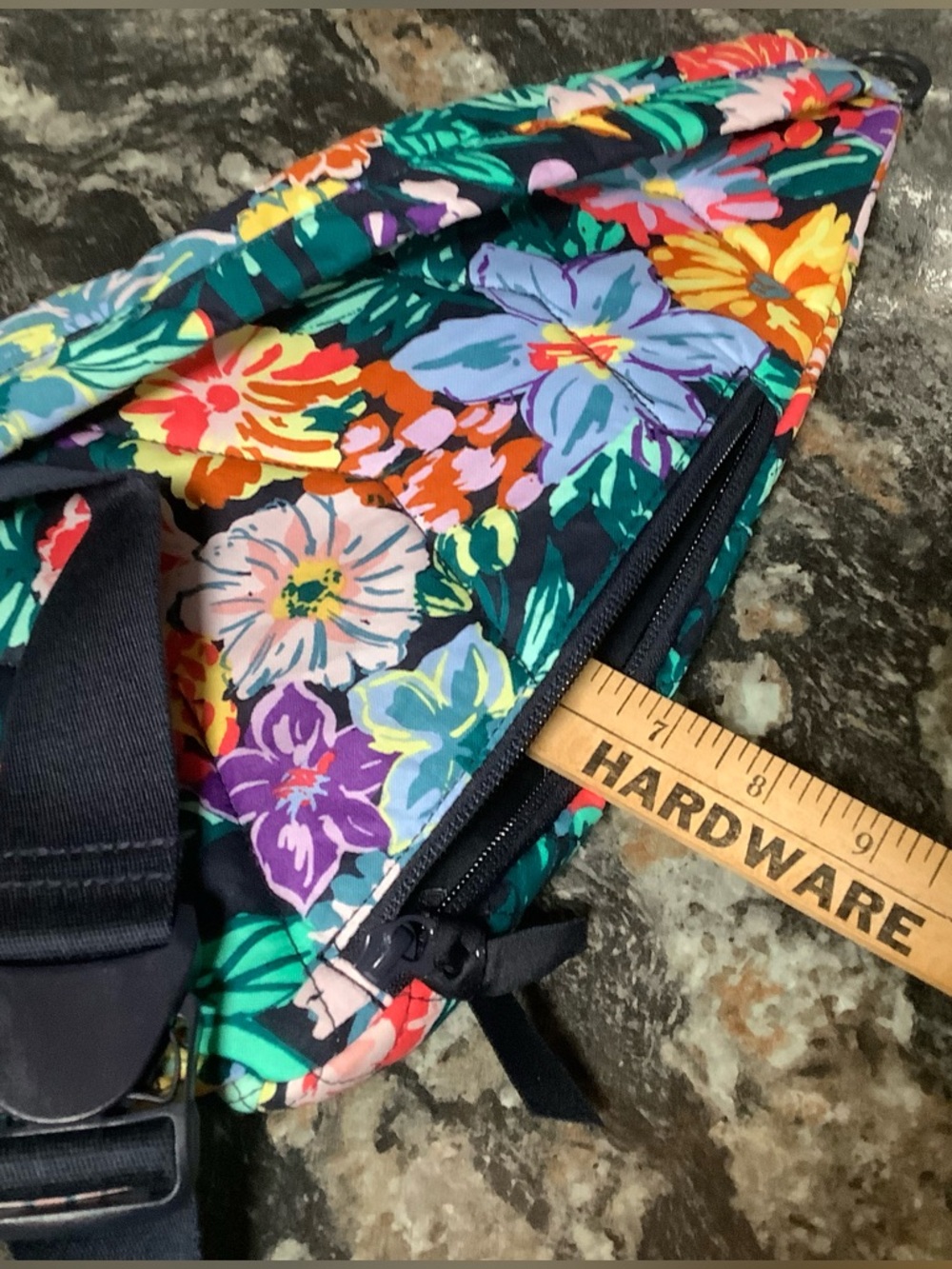Vera Bradley sling backpack happy blooms - Picture 9 of 12